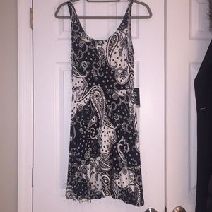 NEW WITH TAGS! EXPRESS black and white sundress!